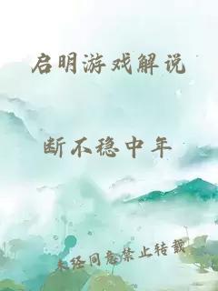 启明游戏解说