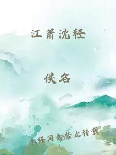 江箫沈轻