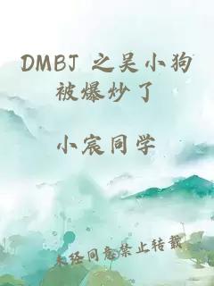 DMBJ 之吴小狗被爆炒了