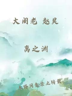 大阁老 赵昊